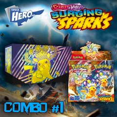 Scarlet & Violet - Surging Sparks COMBO #1 - Booster Box + Trainer Box